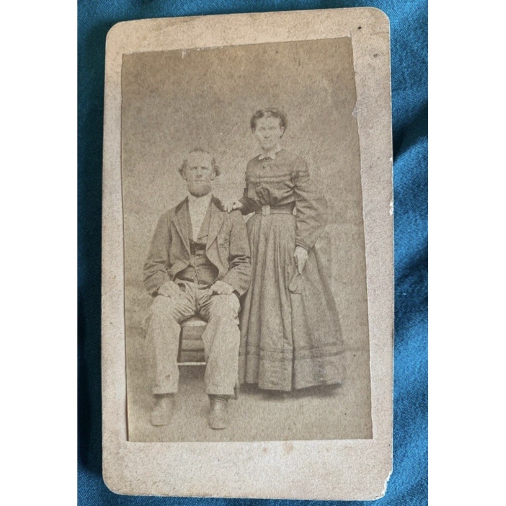 Lot of 6 Original Cabinet Card B&W Portrait Photos by Wilson, Harris & Clark - Picture 8 of 11